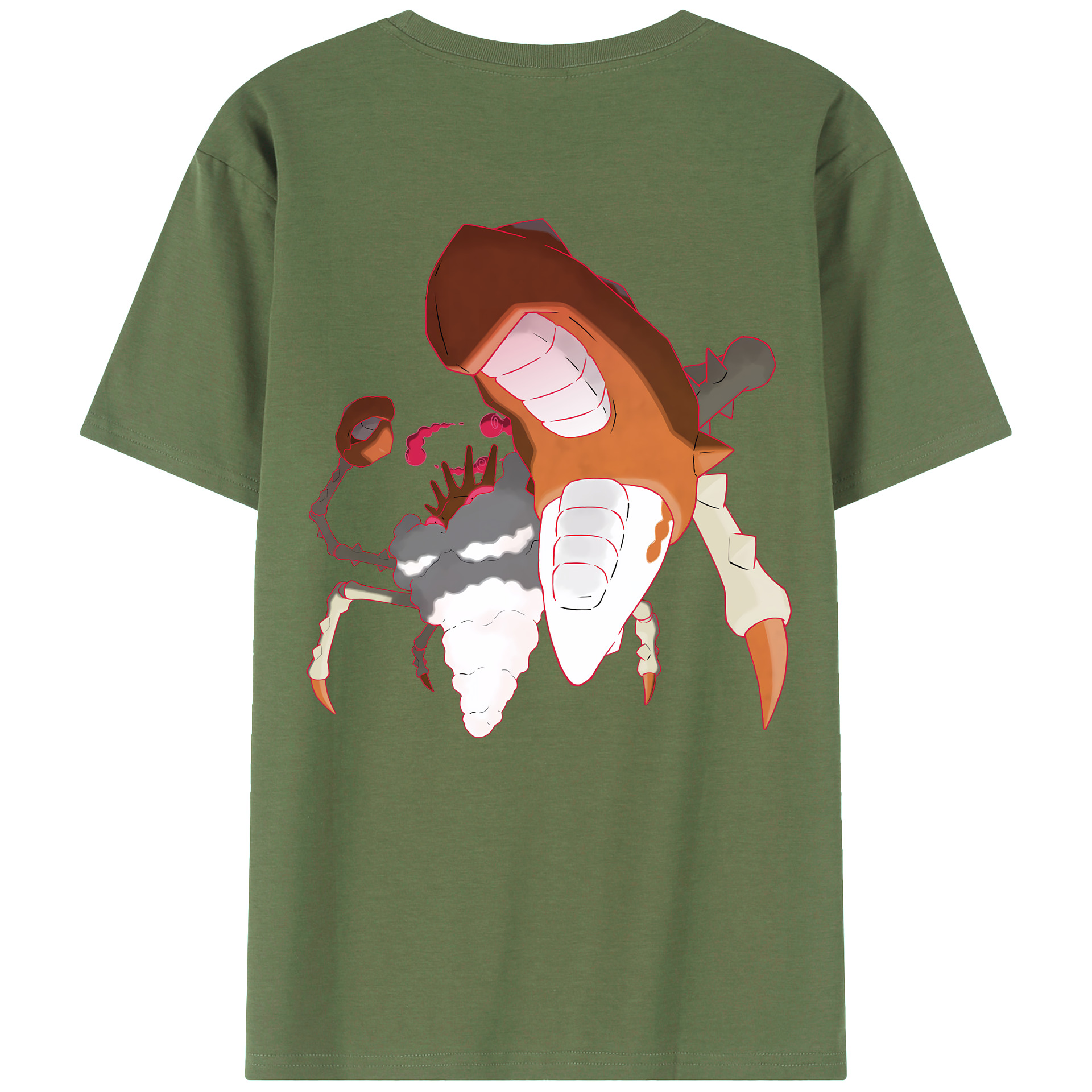 （画像用） ポケットモンスター Pokémon 綿100％ メンズ半袖Tシャツ（バックプリント） 通気性